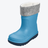 Playshoes wasserdichte Winter-Gummistiefel in Blau – warmer und bequemer Regenstiefel mit rutschfester Profilsohle für optimalen Schutz bei Regen und Schnee.
