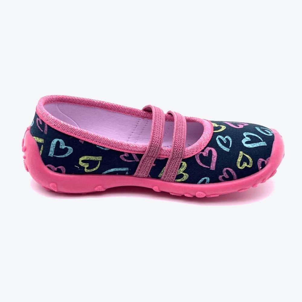 Auf der rechten Seite sehen Sie die Elefanten Hausschuhe Pretty Palina in der Größe 30, präsentiert in einem bezaubernden Pink.