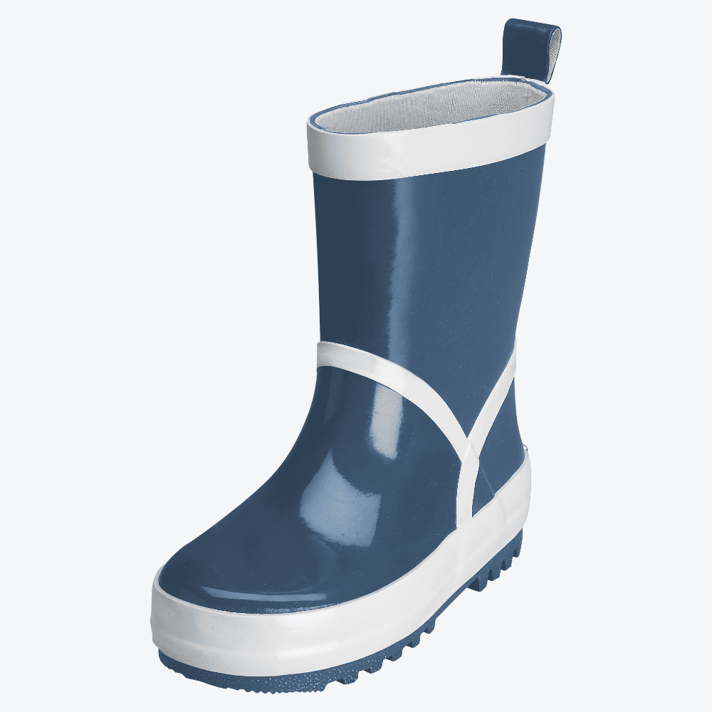 Playshoes Classic Gummistiefel in Blau – robuste und flexible Regenstiefel für Kinder mit hoher Wasserfestigkeit und klassischem Design für regnerische Tage.